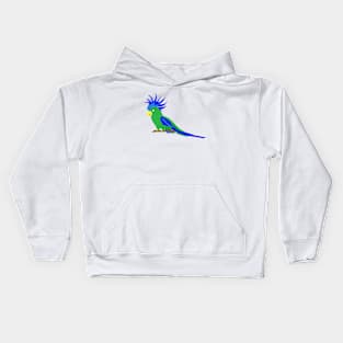 Tropical Parrot Kids Hoodie